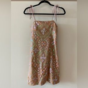 Free People Show Off Mini Dress, Size 0